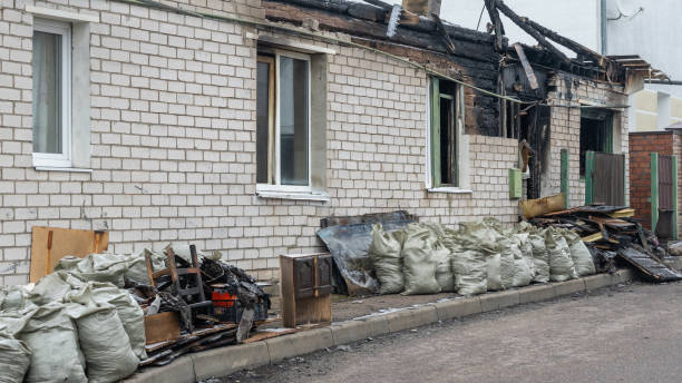 Professional Fire Damage Assessment technician working in Glyndon, MN